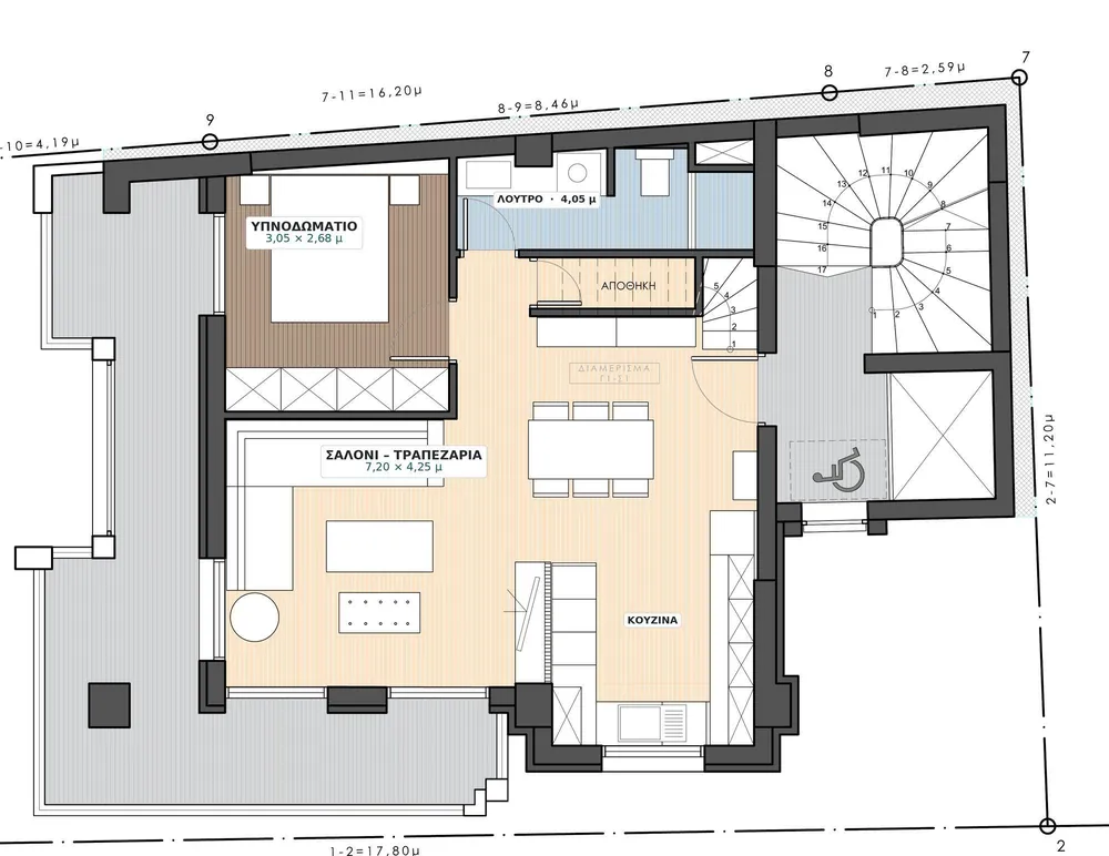 Third floor plan